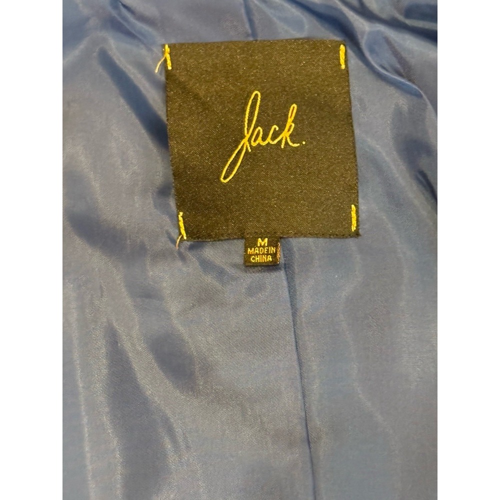 Rare! Jack London Royal Blue Double Breasted Velvet Pea Coat Jacket Size M NWT - Picture 6 of 12